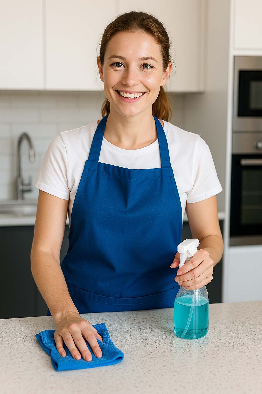 office cleaner cleaning a daycare center in Newmarket